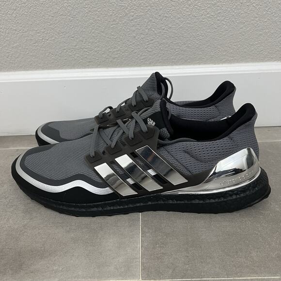 Adidas Ultraboost 1.0 DNA Mens Size 18 Gray Running Athletic Shoes EG8103